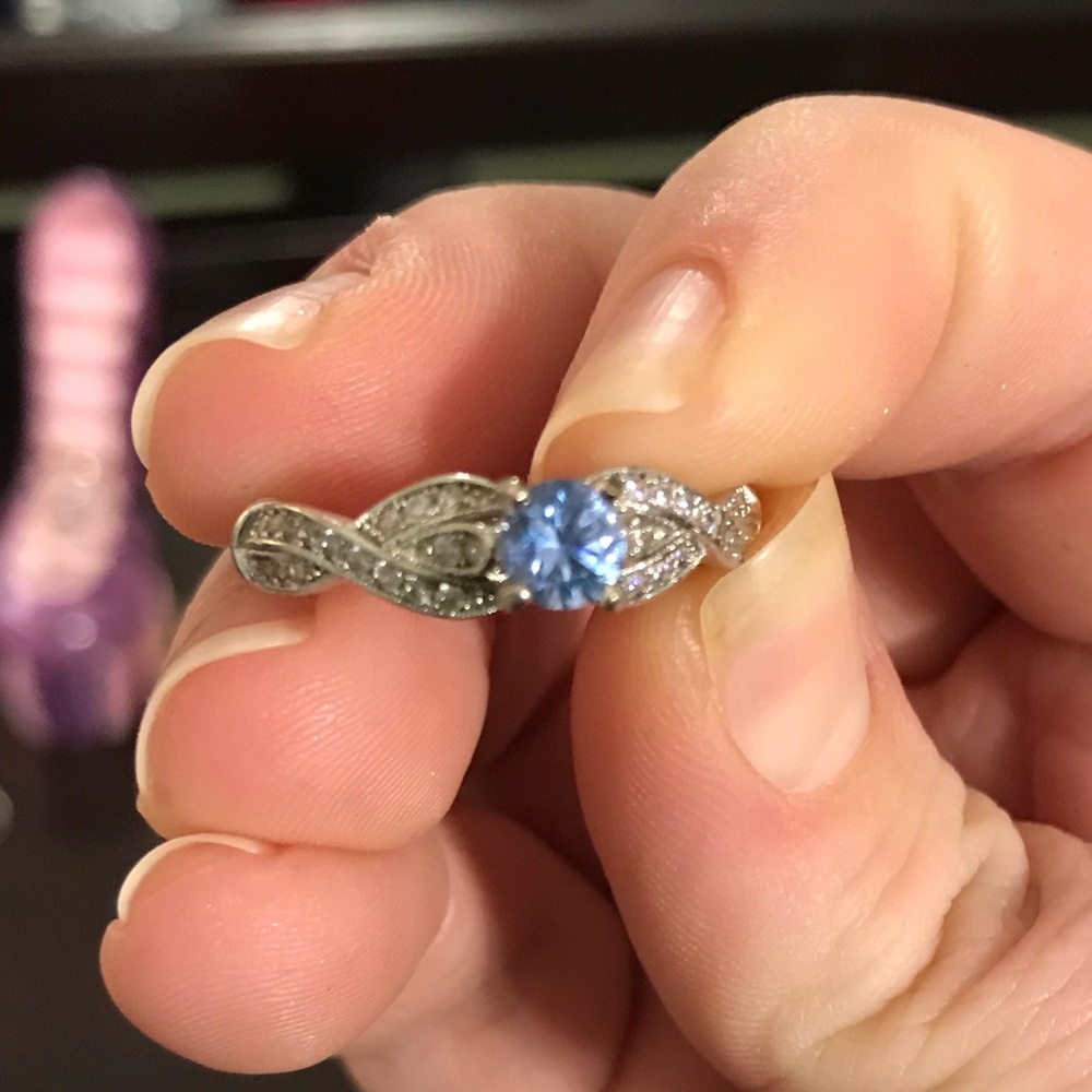 Fragrant Jewels Baby Blue Ring